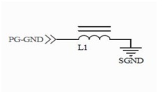 Diagrama de separação da conexão GND do lado primário e secundário (antes da melhoria)