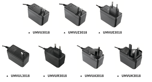 医疗用AC适配器18W系列