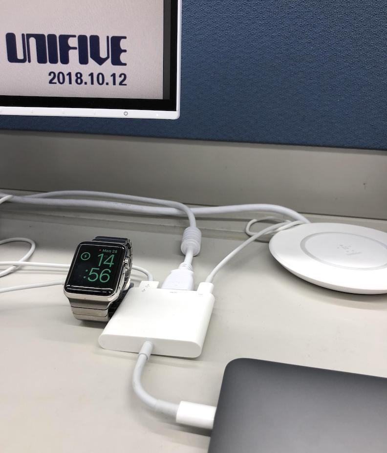 オルタネートモード時のUSB-Cの写真