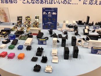 Techno Frontier 2019的USB PD AC适配器等展示照片