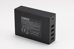 Type-C 포트x1, USB A포트x4의 UIDC3060I의 사진